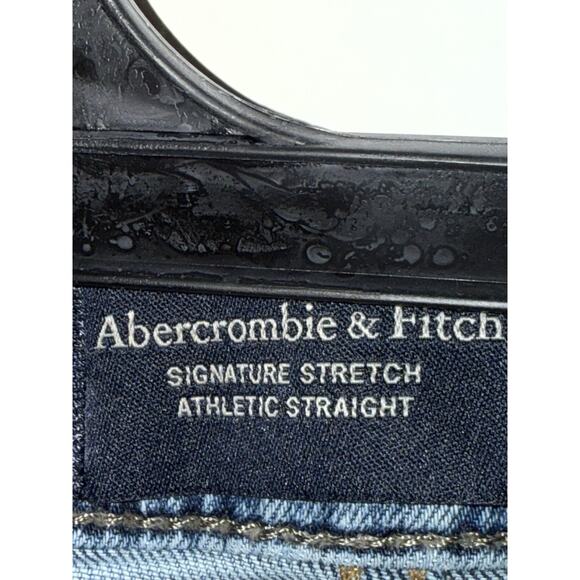 Abercrombie & Fitch Jeans Men’s 29x30 Athletic Straight Signature Stretch Denim - Picture 2 of 6